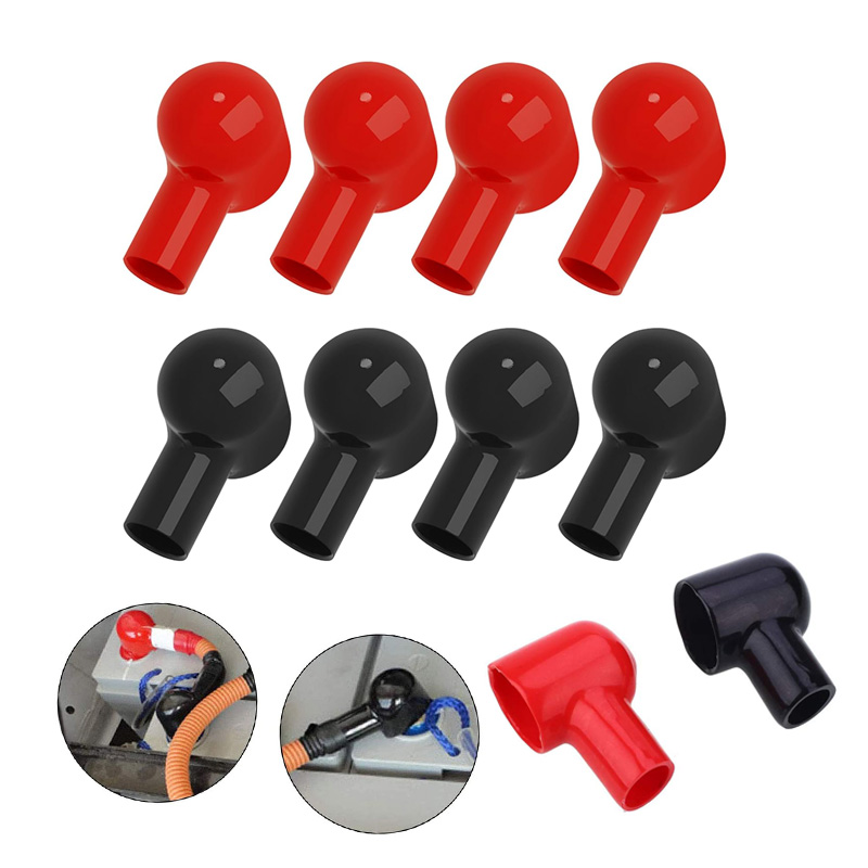 Wire Connector Cap - Akü Terminali Koruyucuları İzole Kapaklar Kırmızı/Siyah