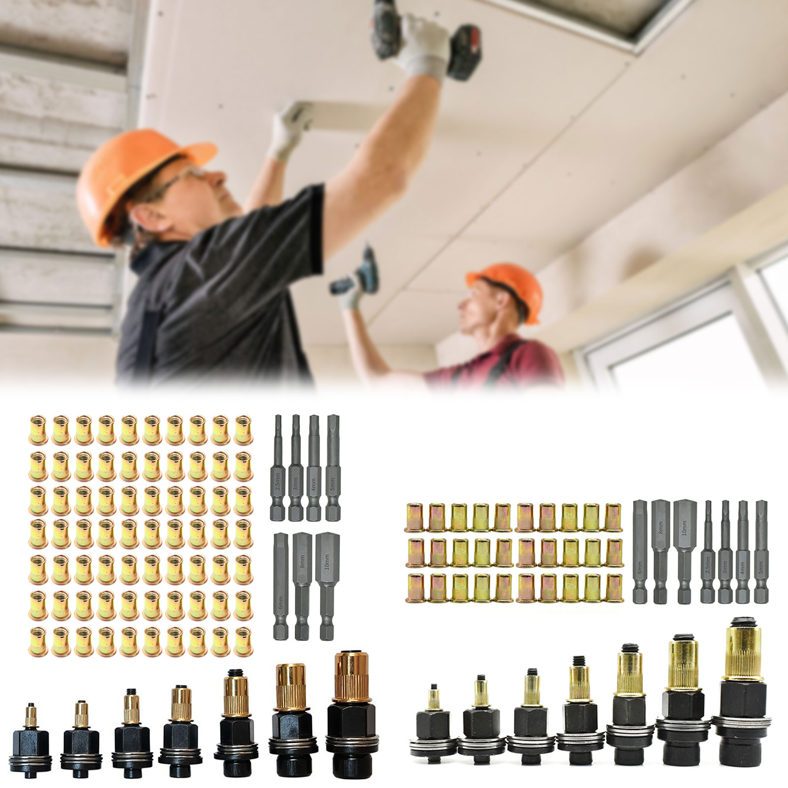 Home Improvement Shows - M3-M10 El Perçinler Somun Aracı Adaptörü
