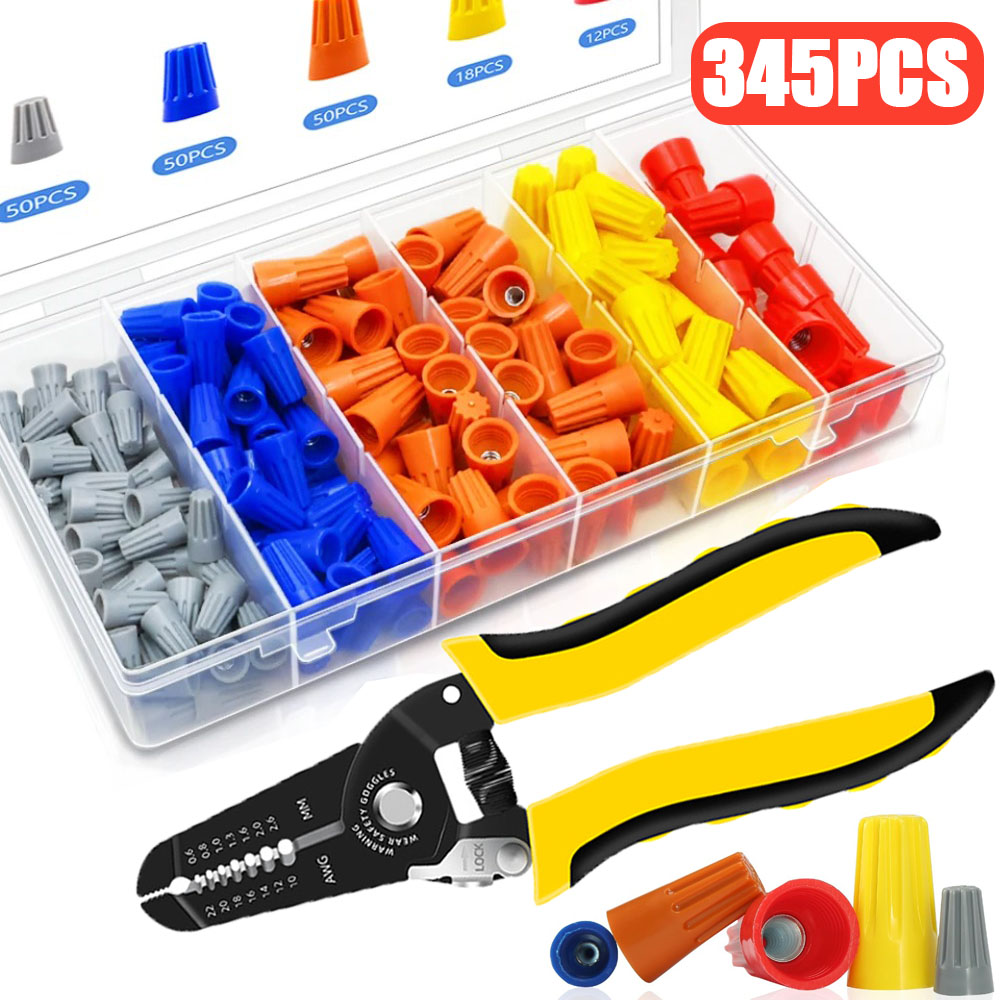 Wire Connector Cap - 345 ADET Sıkma Kapağı Hızlı Tel