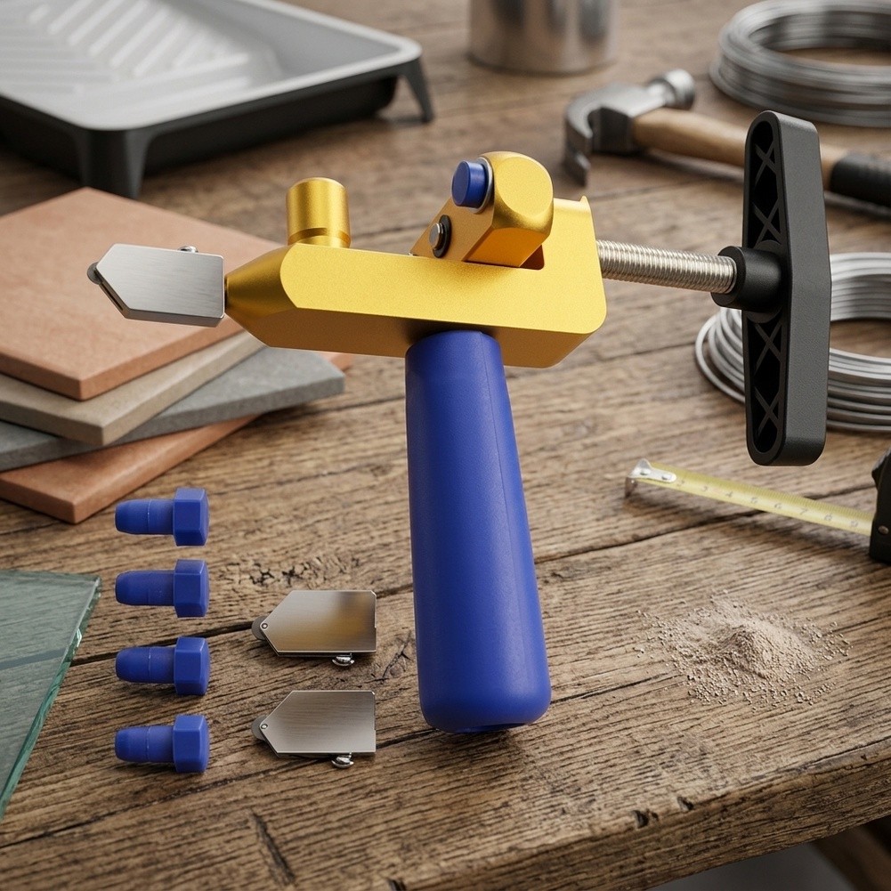 Tile Cutter Scoring - 2'si 1 Arada Entegre Fayans-Cam Kesme